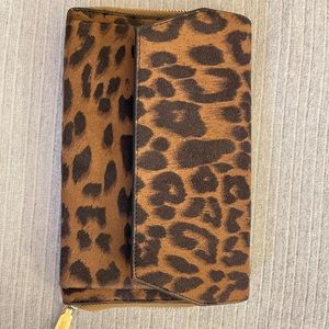 Leopard evening crossbody